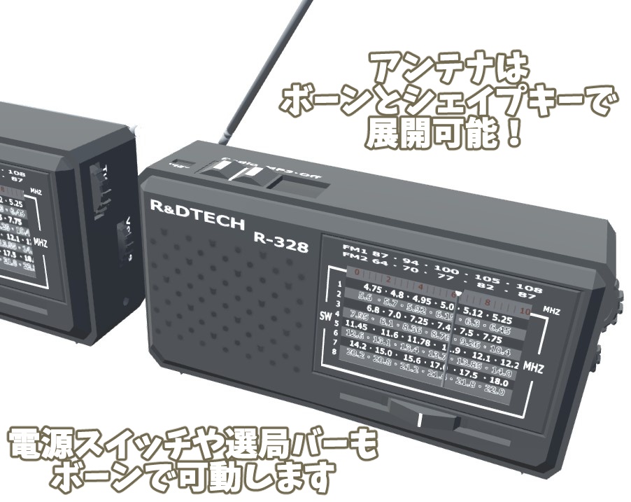 R-328型BCLラジオ