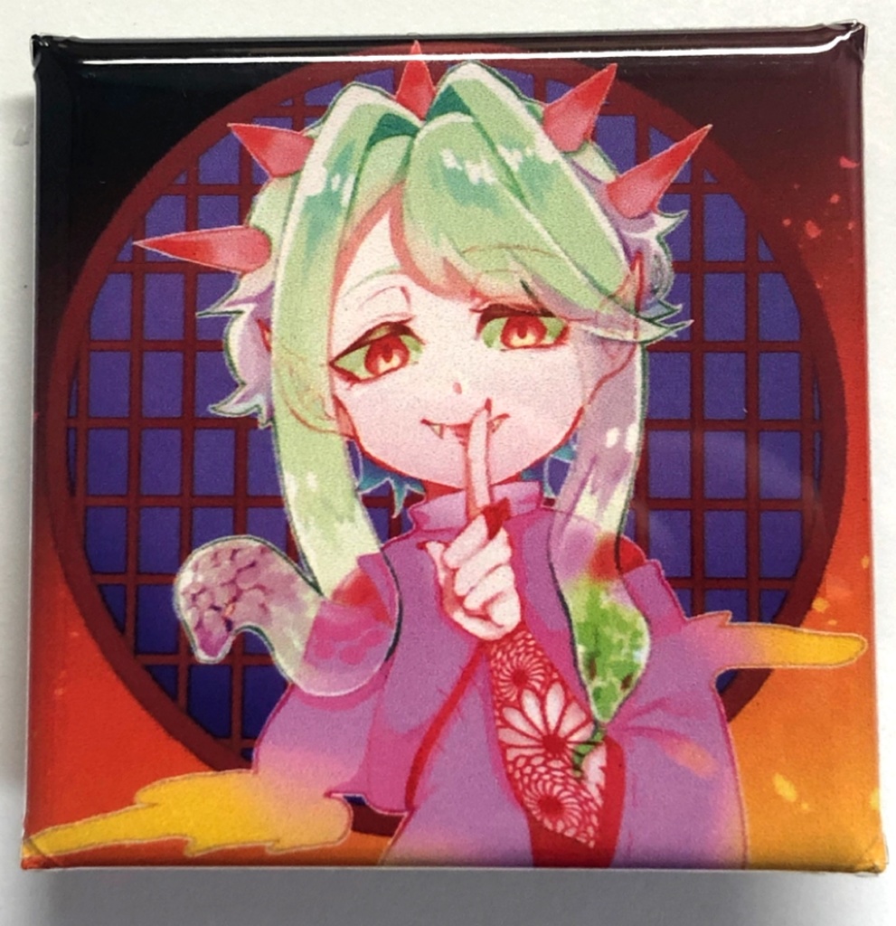 和風缶バッチ(単体)