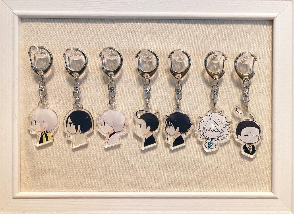 ミニサイズアクキー 斑目貘,切間創一