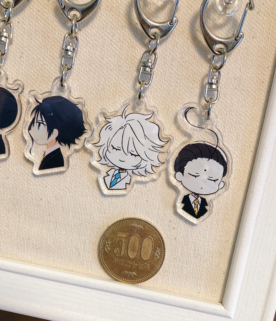 ミニサイズアクキー 斑目貘,切間創一