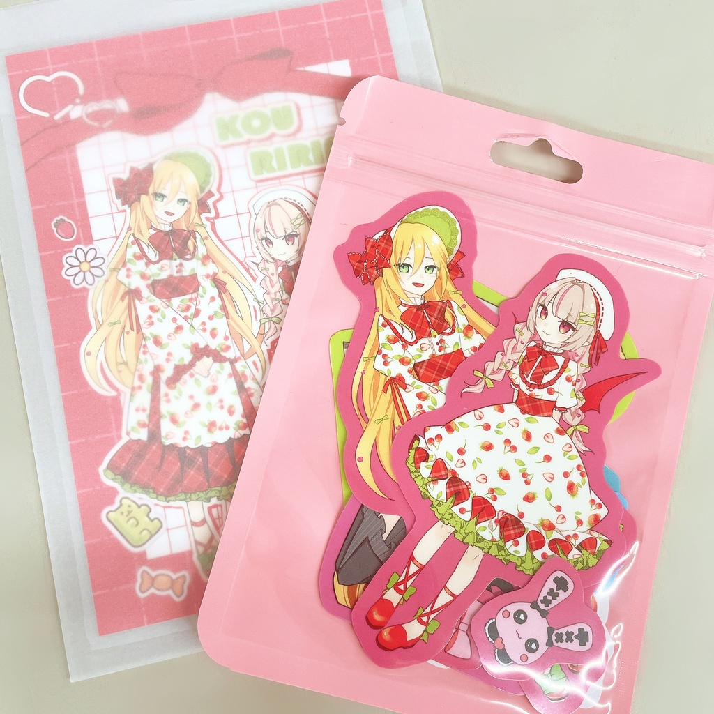 おりコウステッカーセット+ポストカード（他、各単品）