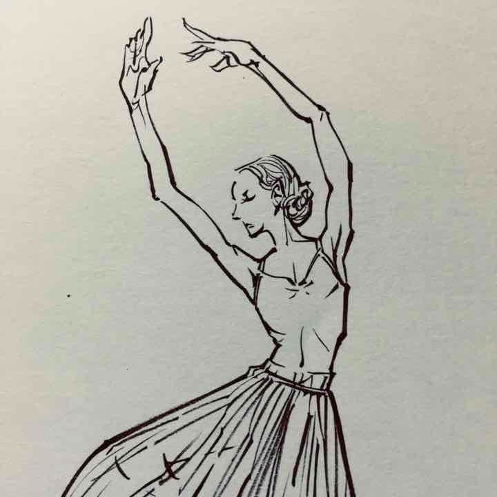 孝夫原画 No.B0775『バレリーナ』 (原画+特典あり/送料込み)