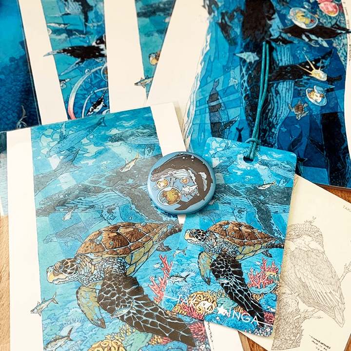 孝夫印画 海vol.1(缶バッチ1個/孝夫印画4枚/栞1枚/ポストカード1枚/TAKAO★CARD1枚)送料込み