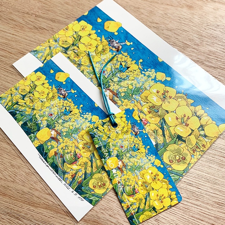 孝夫印画 No.18『黄色の森と春の風』シンプルセット