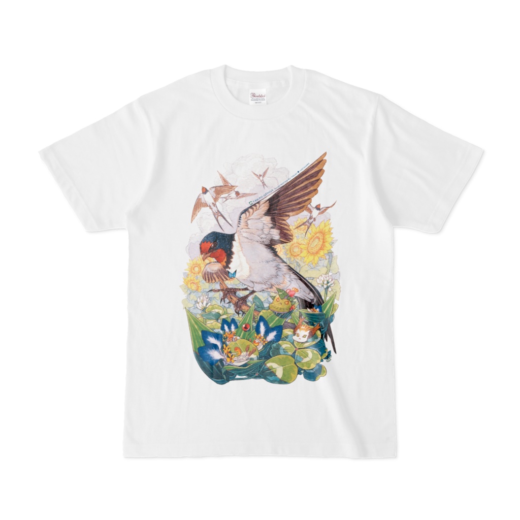 孝夫原画Tシャツ『背中に乗って』