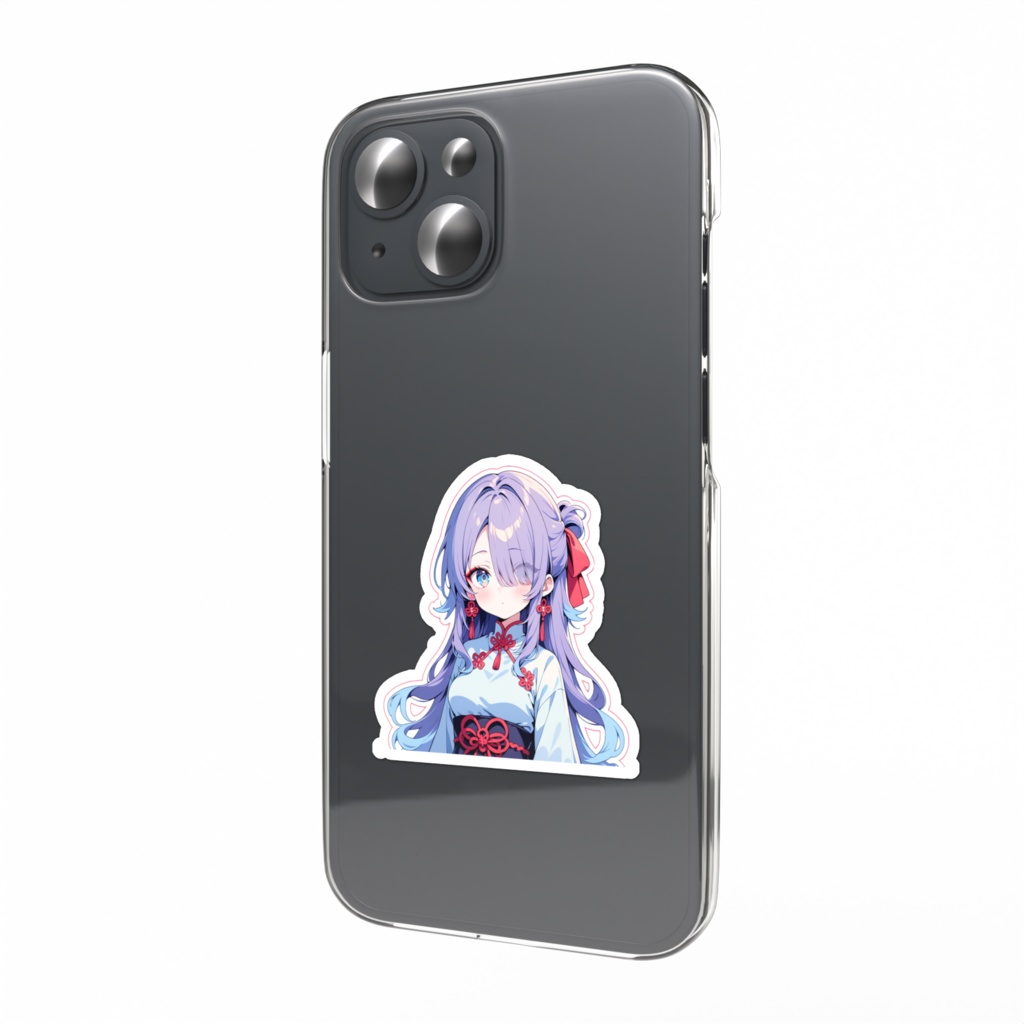 巫女みか スマホステッカー
