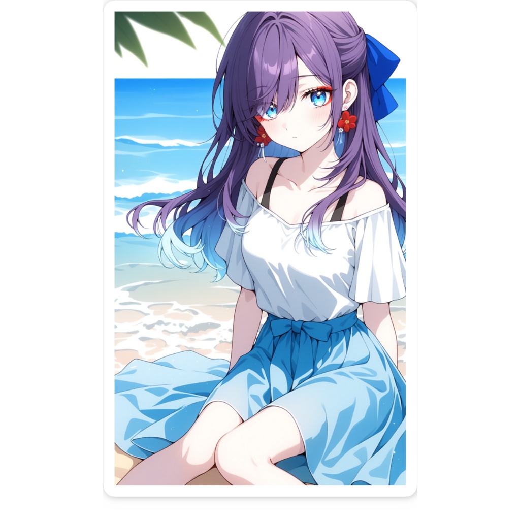 夏の思い出ステッカー