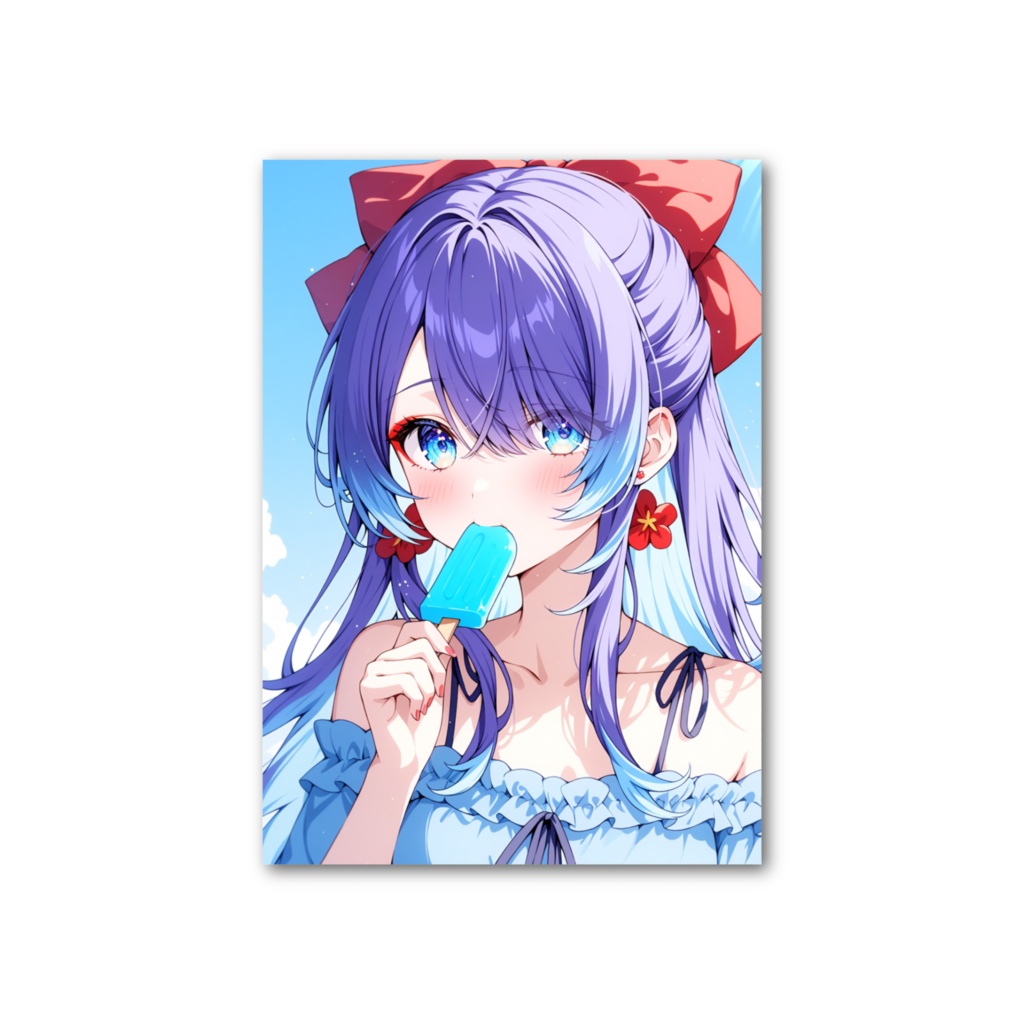 ひと夏の記録 フォト風カード