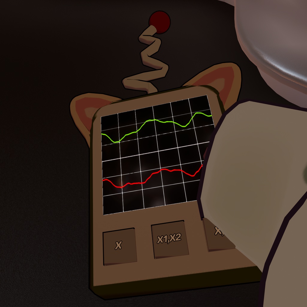 VRCHAT ,携帯型オシロスコープ(Portable oscilloscope)