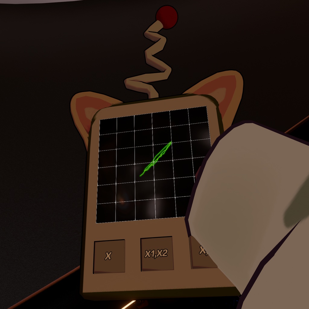 VRCHAT ,携帯型オシロスコープ(Portable oscilloscope)