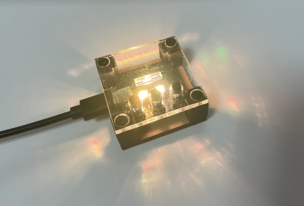 【フルカラーLED搭載】アクスタディスプレイ用小型LED台座