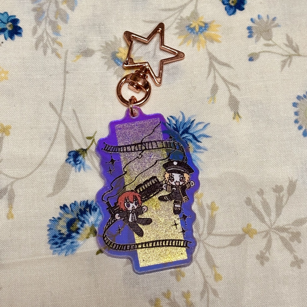 機関車 アクリルキーホルダー