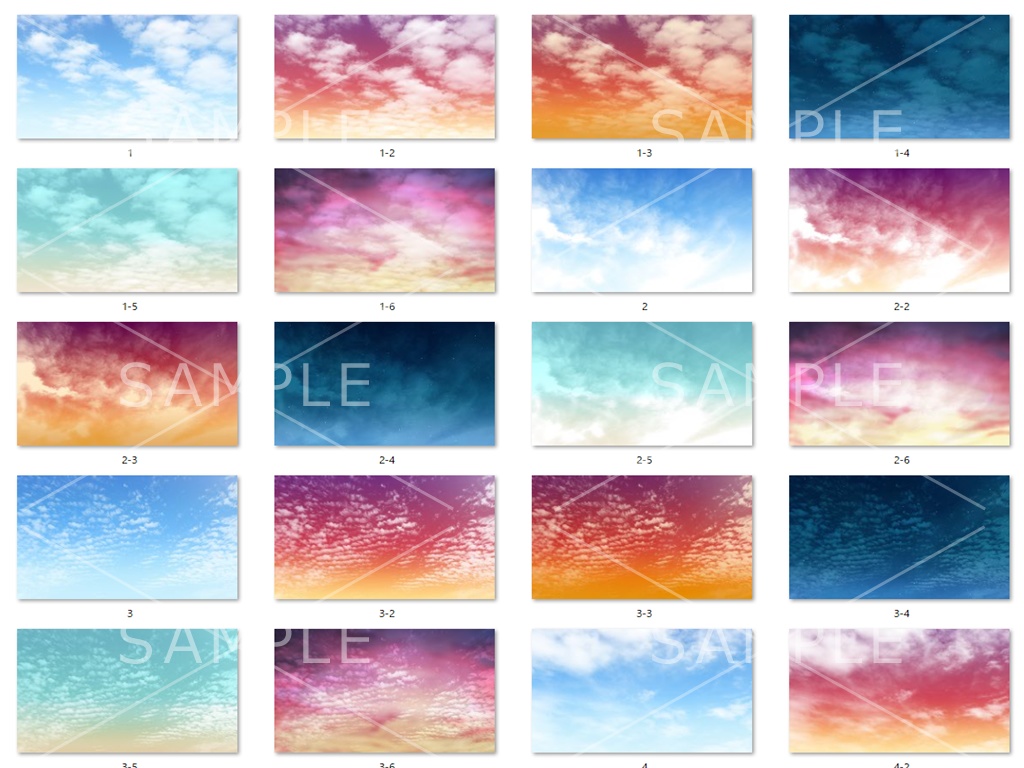 空差分素材集(55枚)