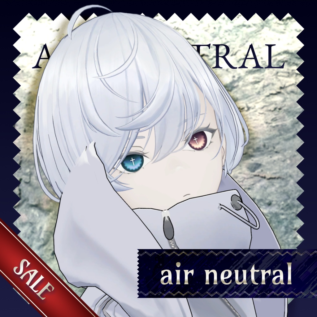 ❣️対応追加𝐒𝐀𝐋𝐄❣️【26アバター対応】Darkspire Cross Eye【アイテクスチャ/28color】