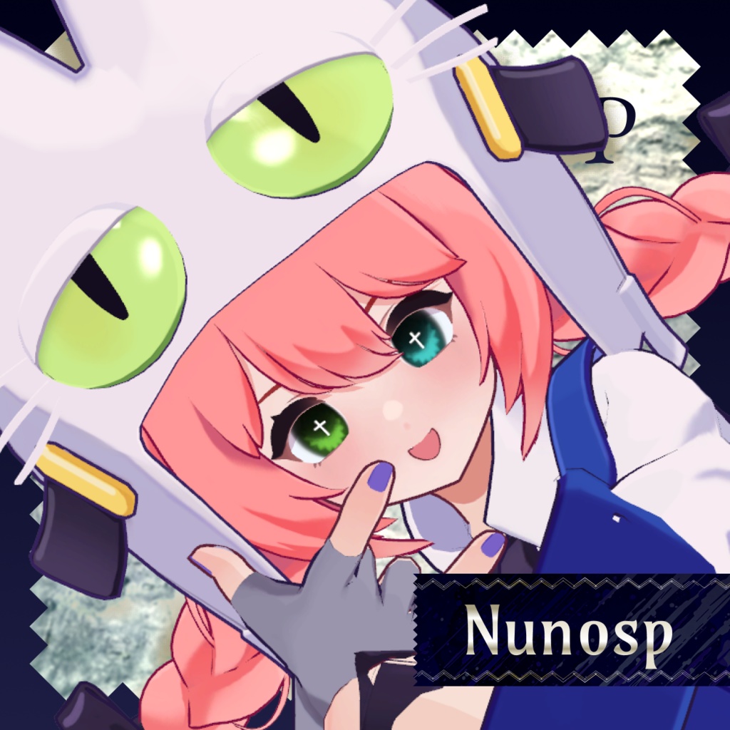 【14アバター対応】Darkspire Cross Eye【28color】