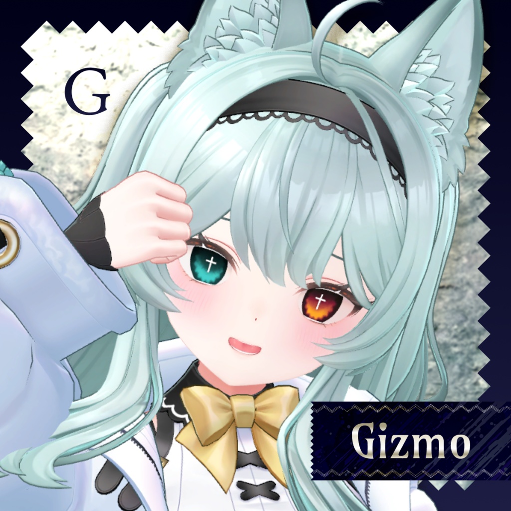 【14アバター対応】Darkspire Cross Eye【28color】