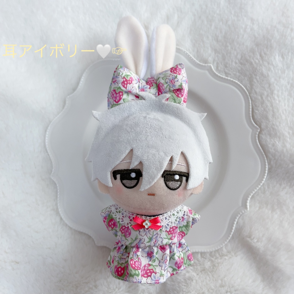 🍓ワンピ&うさミミカチューシャ