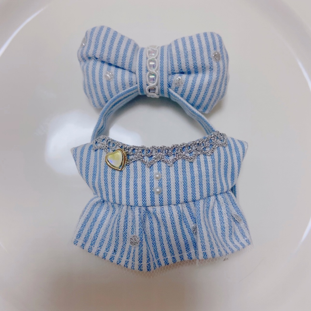 サマーワンピSET👒(ワンピース&リボンカチューシャ)