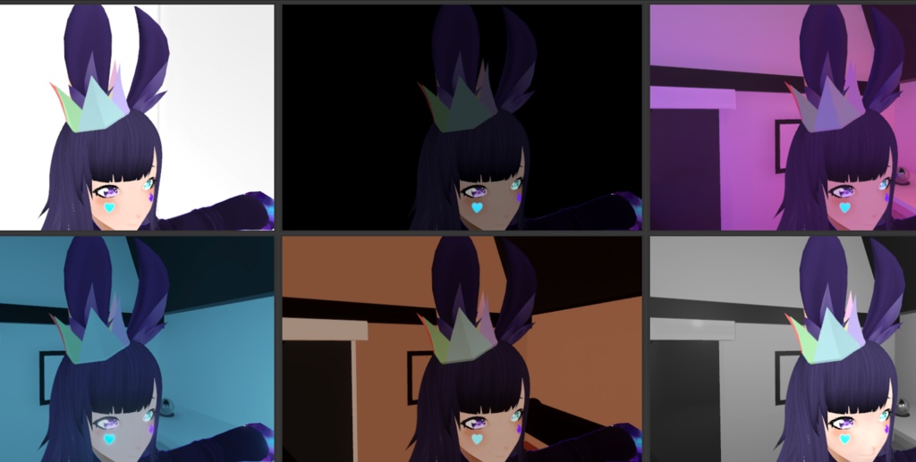 Paper Crown - Low Poly / ペーパークラウン-ローポリ For VRChat / Unity