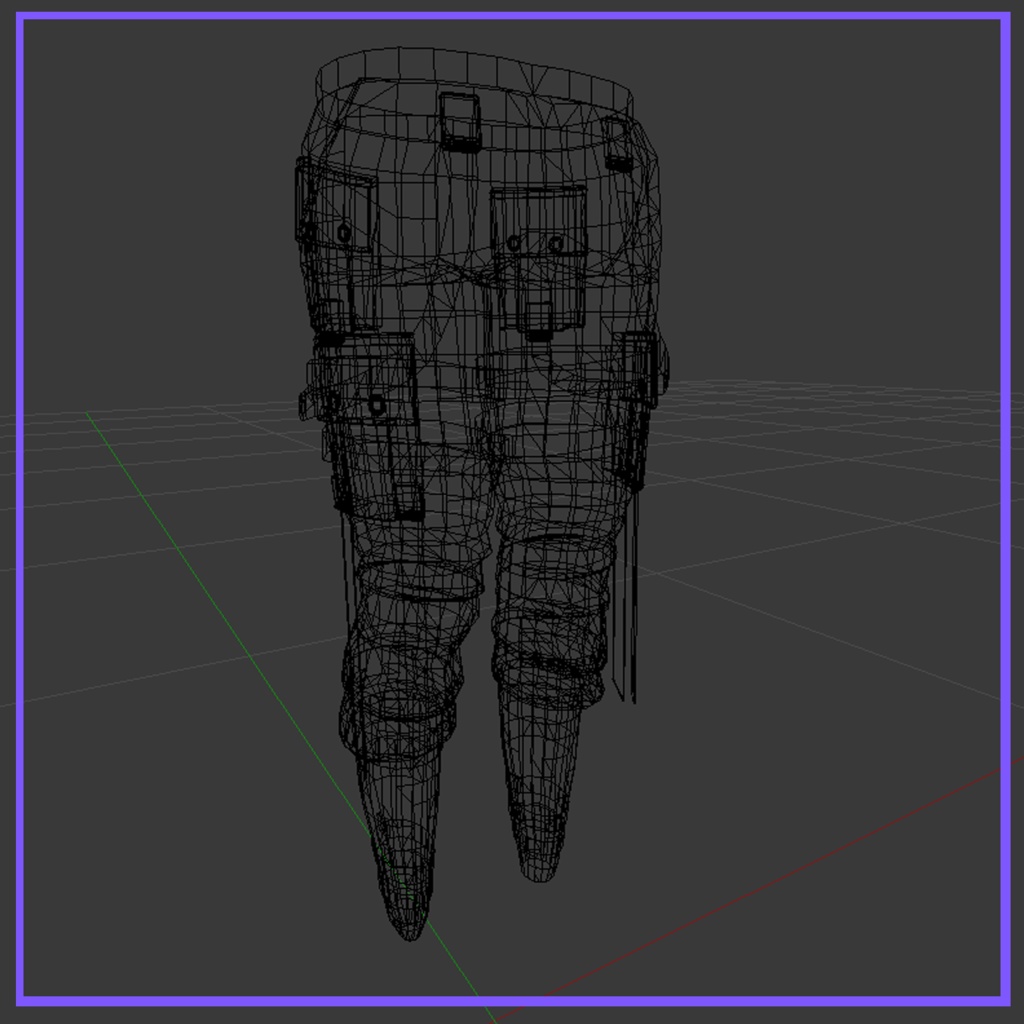 Baggy Techwear Pants / バギーテックウェアのパンツ