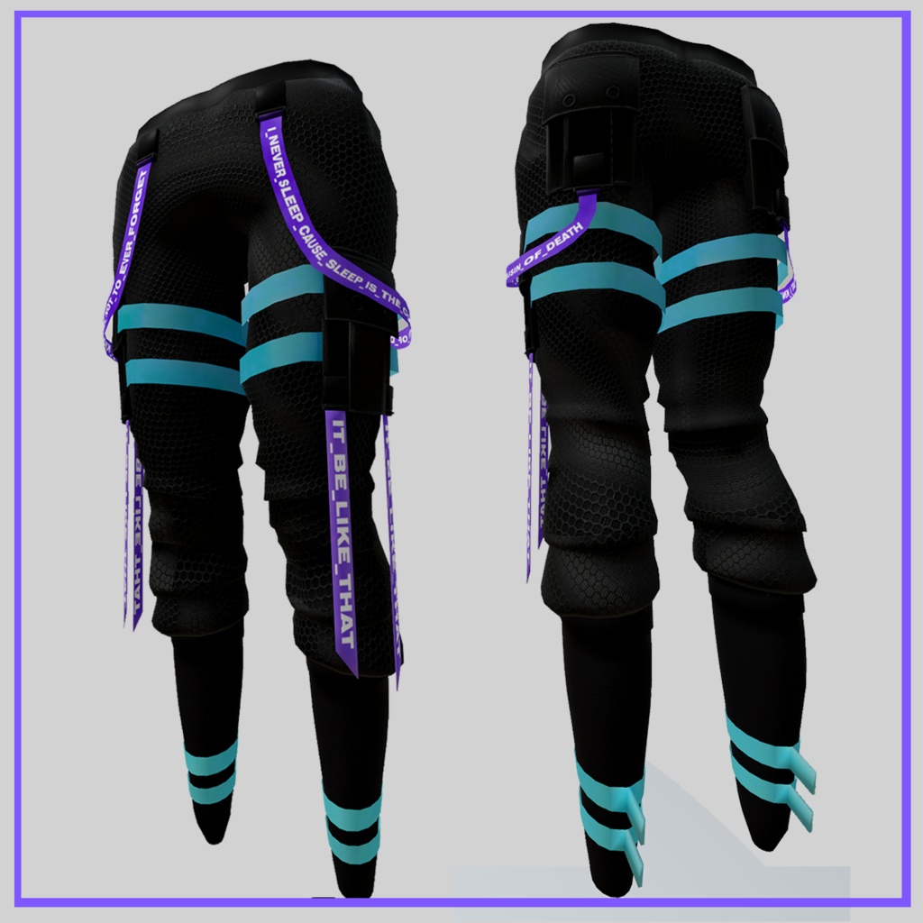 Baggy Techwear Pants / バギーテックウェアのパンツ