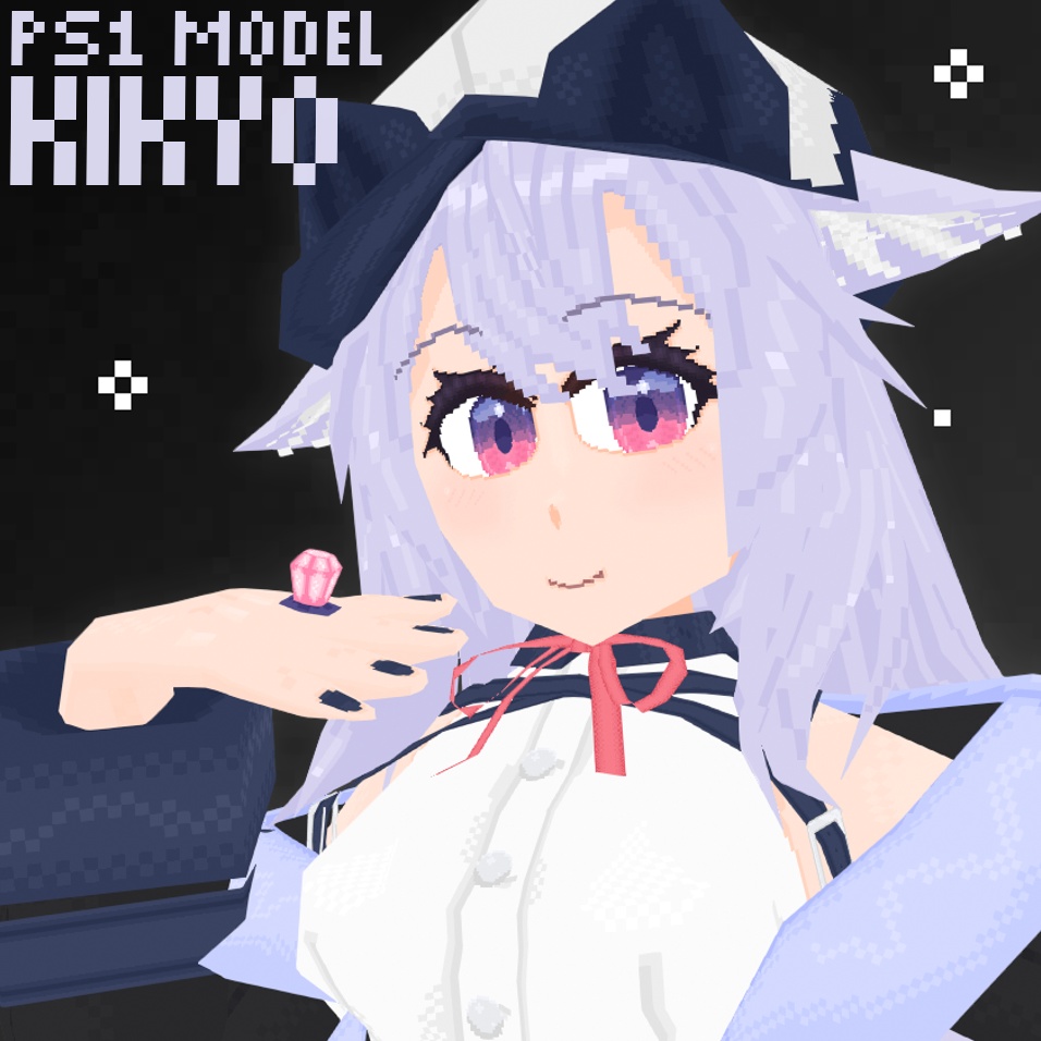 PS1 桔梗 Kikyo / 3Dモデル