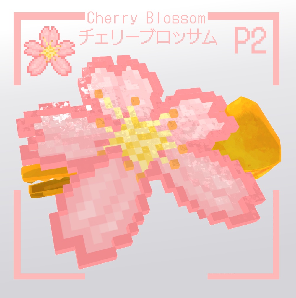 Pixel Art Hair Clips | ピクセル・アート・ヘアクリップ