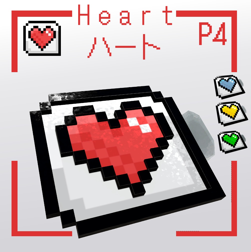 Pixel Art Hair Clips | ピクセル・アート・ヘアクリップ