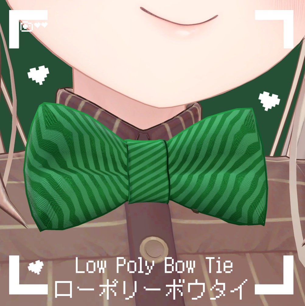 Low Poly Bow Tie | ローポリボウタイ