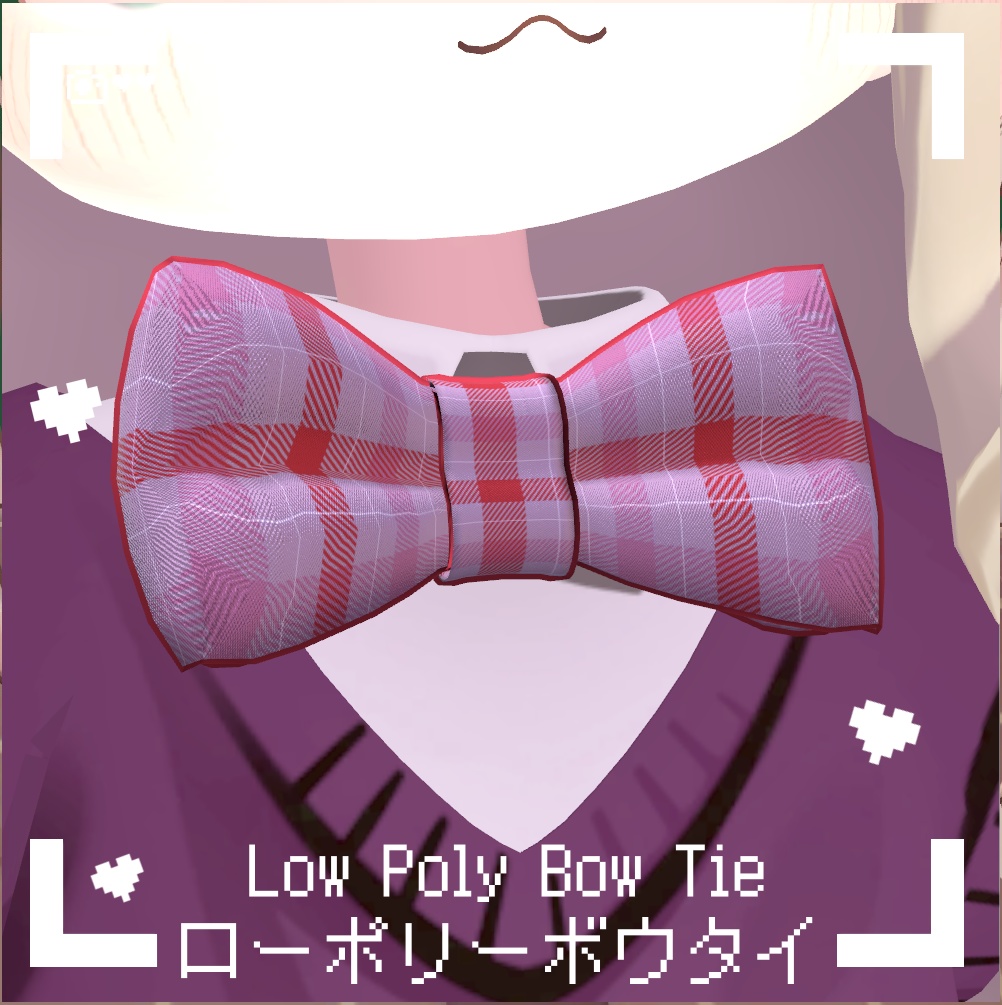Low Poly Bow Tie | ローポリボウタイ