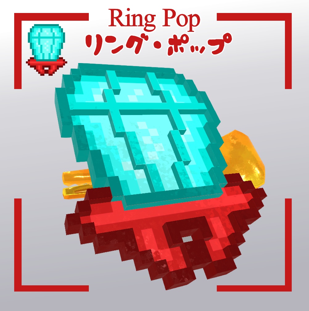 Pixel Art Hair Clips 2 | ピクセルアートヘアクリップ2