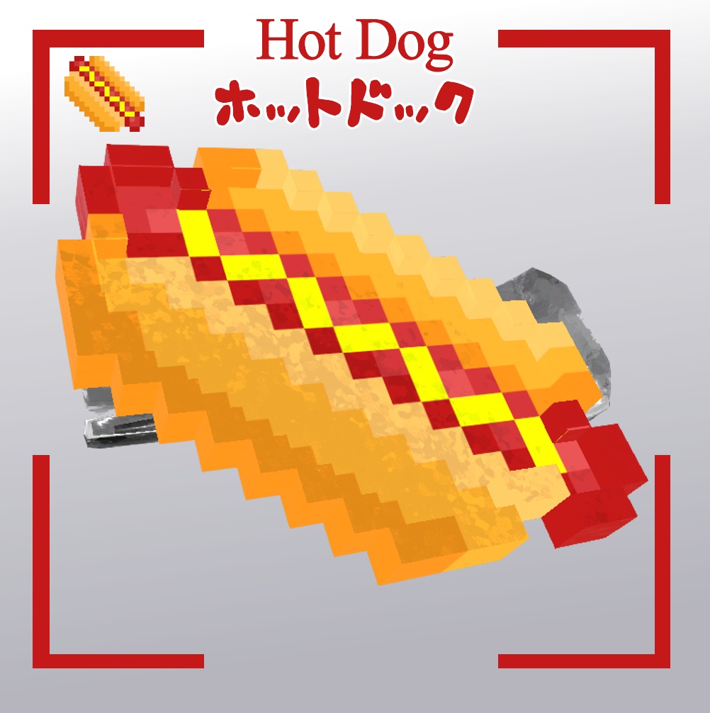 Pixel Art Hair Clips 2 | ピクセルアートヘアクリップ2