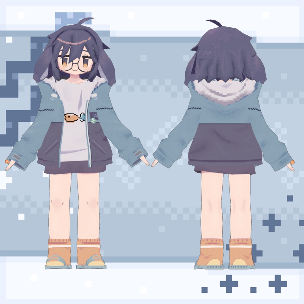 PS1 うささき Usasaki / 3D モデル