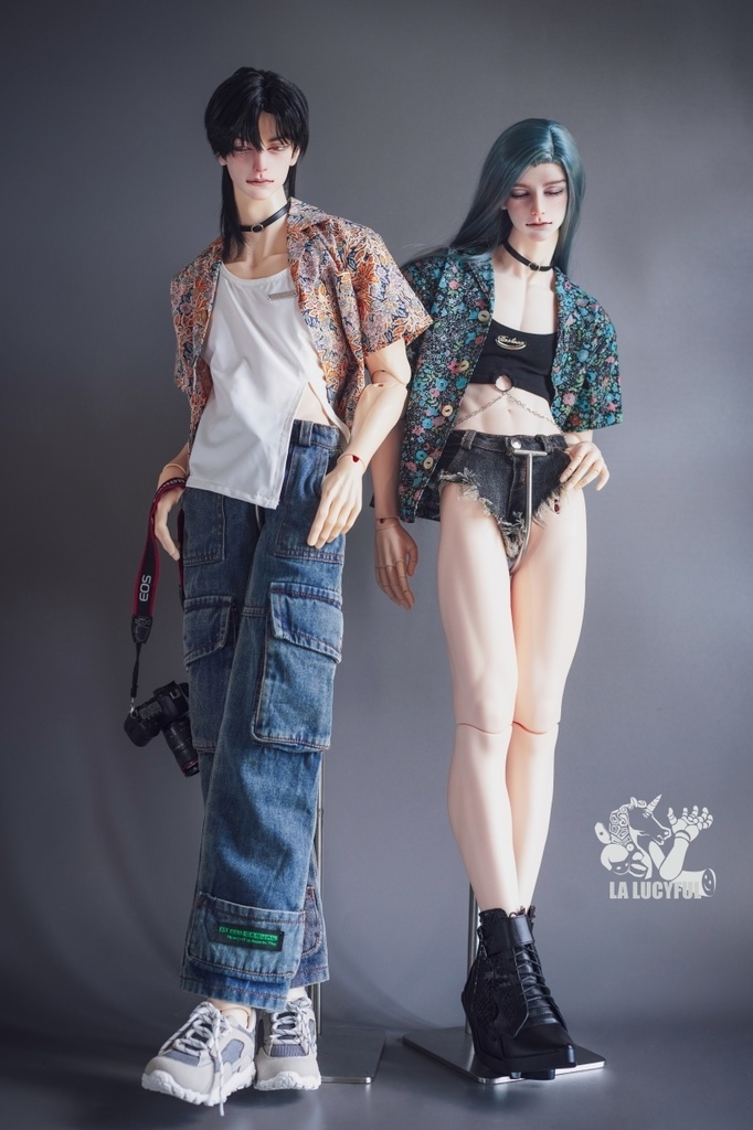 《タイランドべケーション》 ID72/75 レトロ風ジンズセット