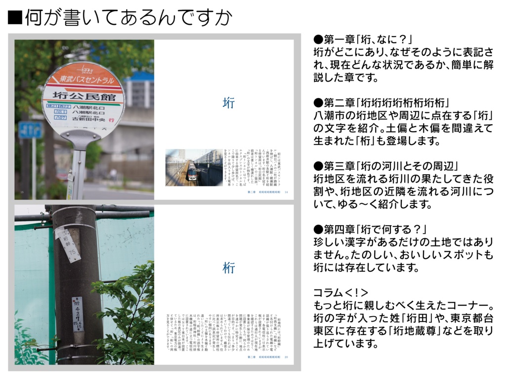 【電子版】八潮市垳の本 垳ときどき桁?