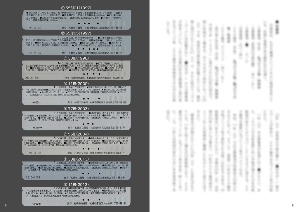 1枚1000円で買って1100円使えたカードたちを眺めてみるだけの本