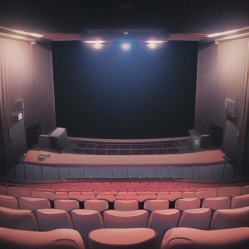 無料背景素材　映画館