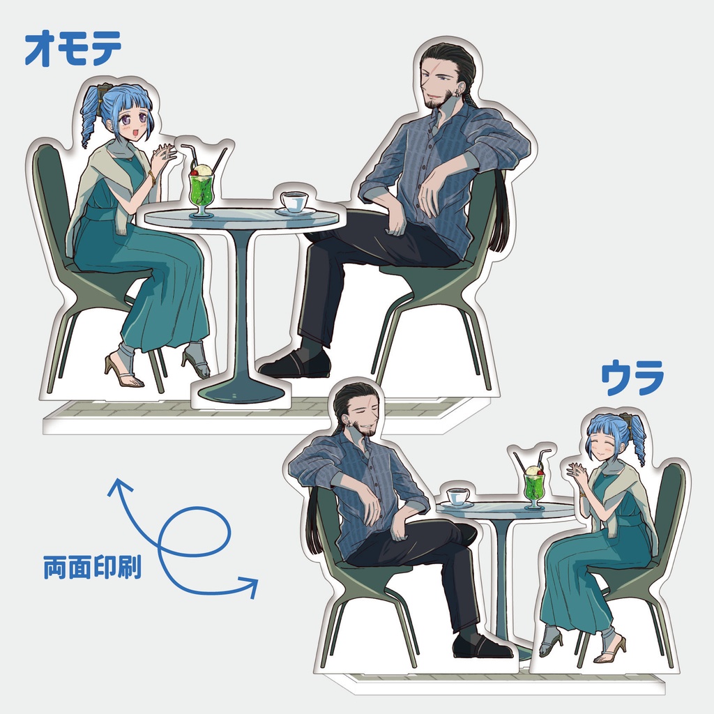 アクリルスタンド【リカアン夏服デート】