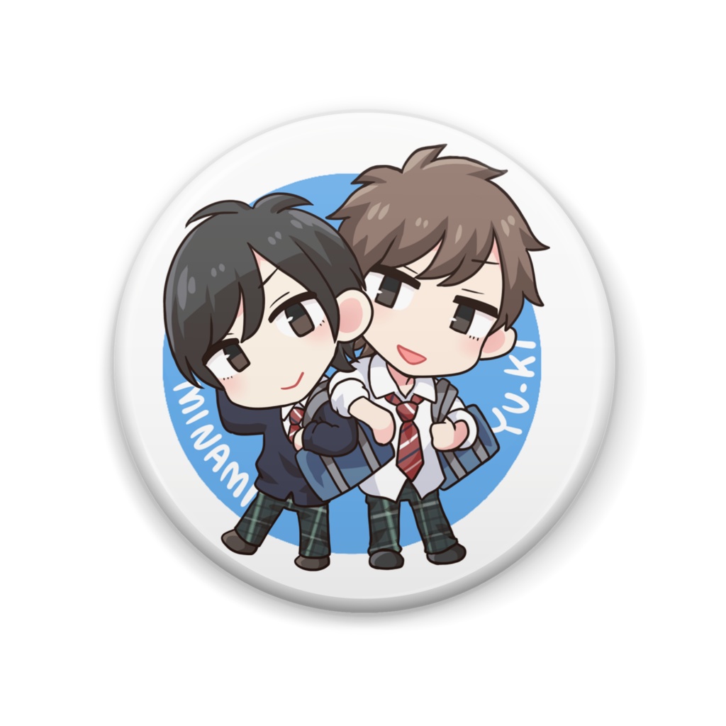 【voyish】ミナミ＆ユウキ 缶バッジ