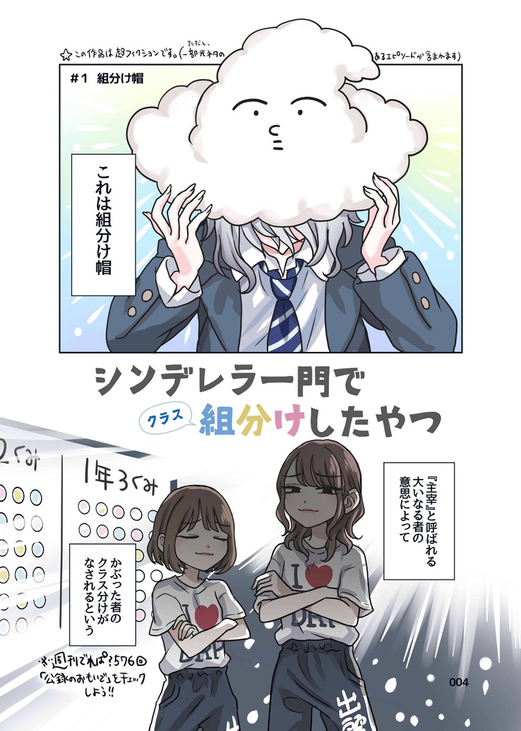 【自家通販】シンデレラ一門で組分けしたやつ