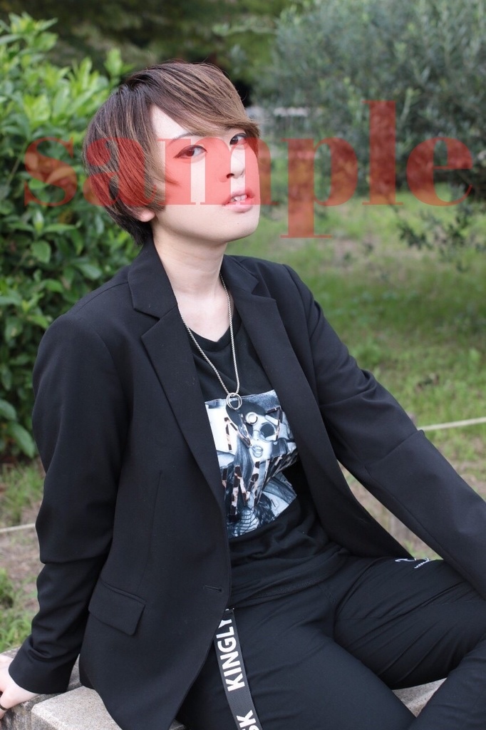 ブロマイド黒ジャケ「晃」