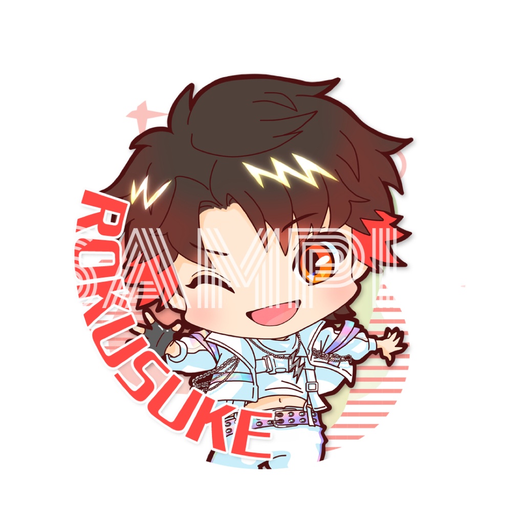 イラスト缶バッジ《サイバー衣装》