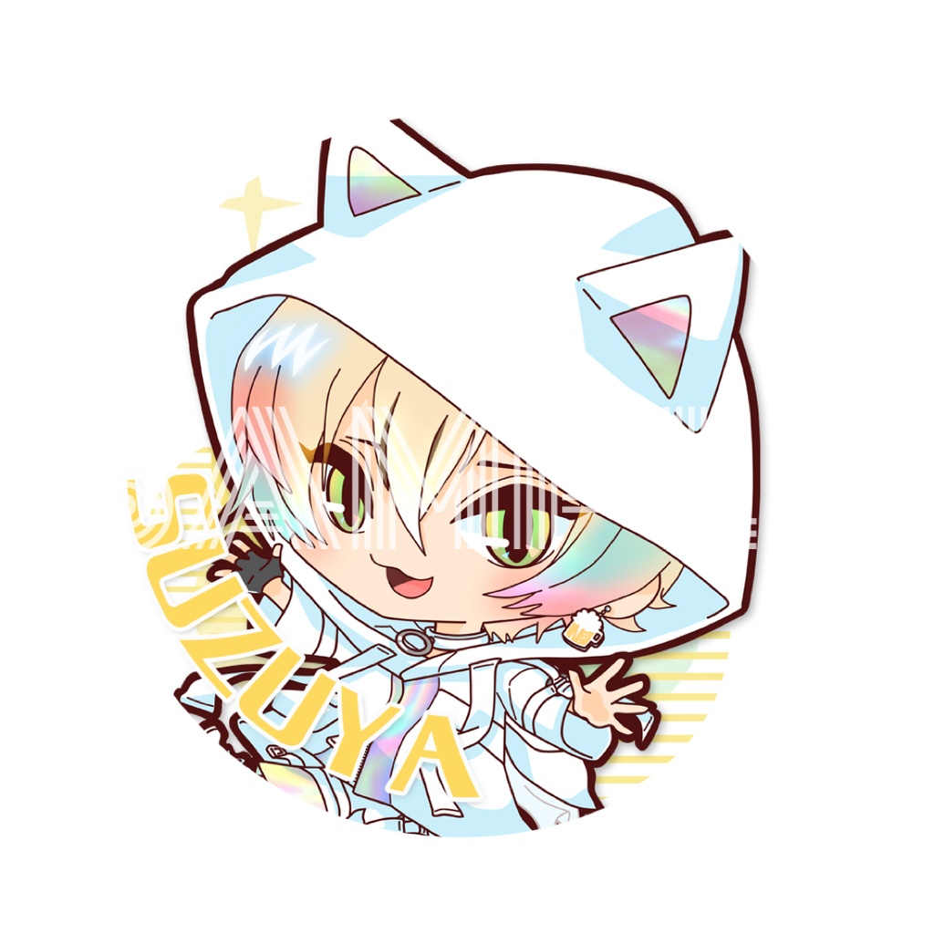 イラスト缶バッジ《サイバー衣装》