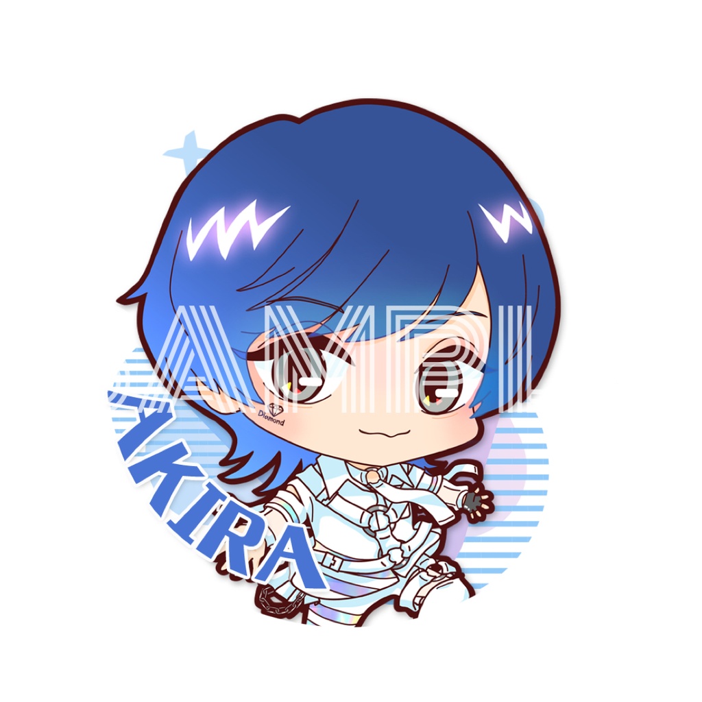 イラスト缶バッジ《サイバー衣装》