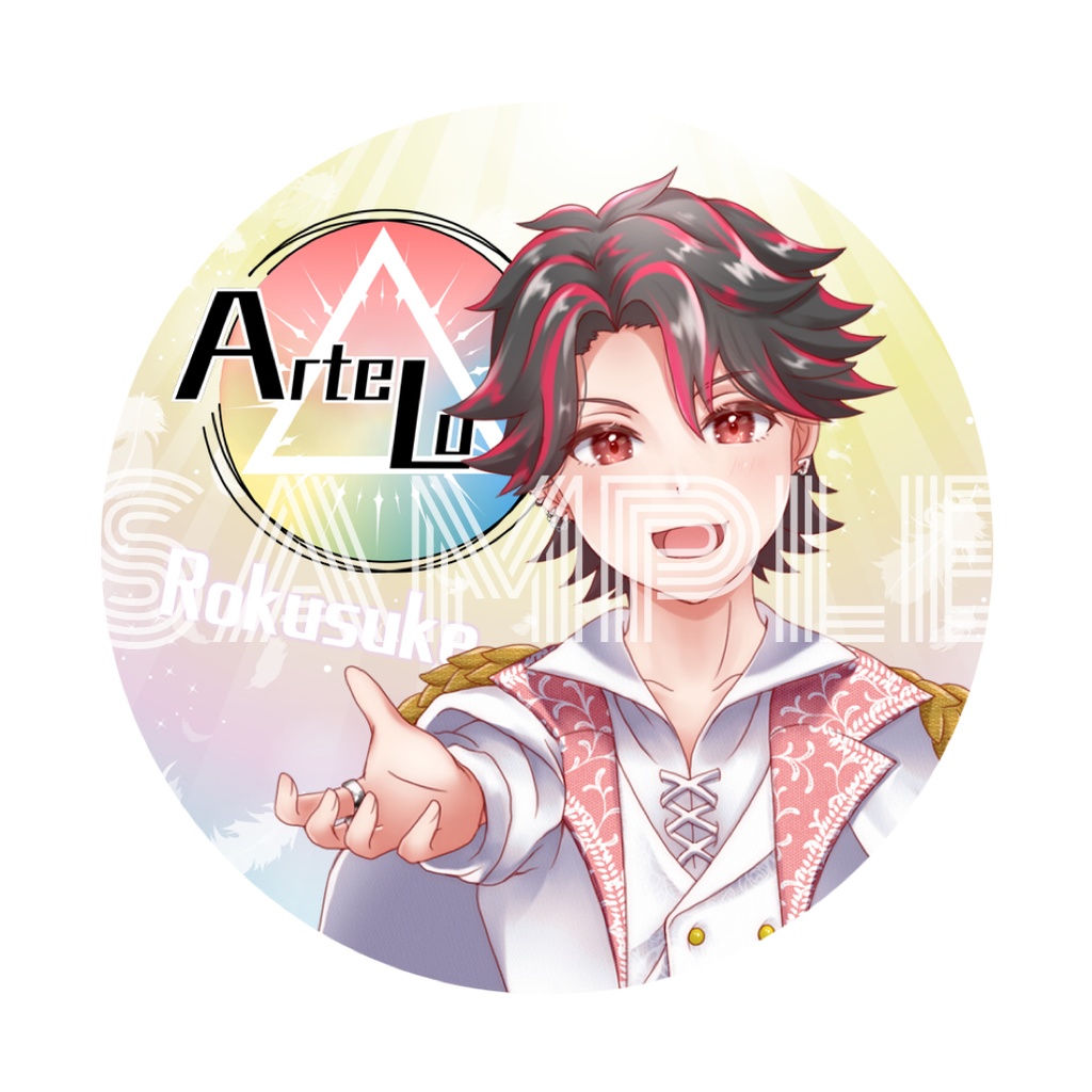 イラスト缶バッジ《王子衣装》