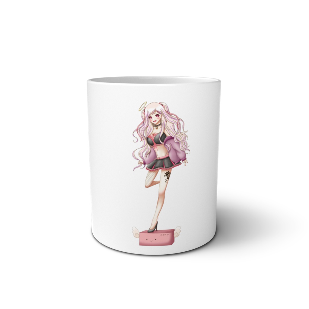 苺花のマグカップ