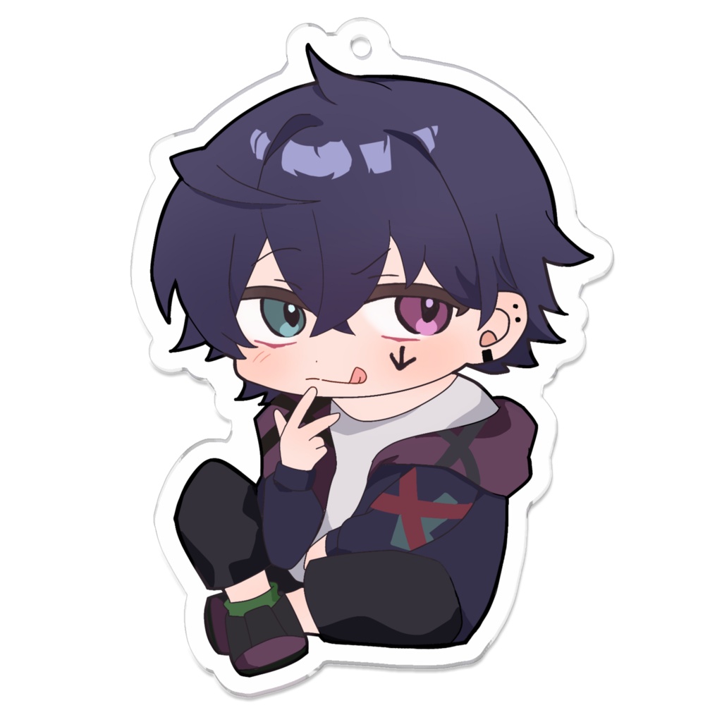 不時緑 雨濫↓のアクリルキーホルダー 全四種