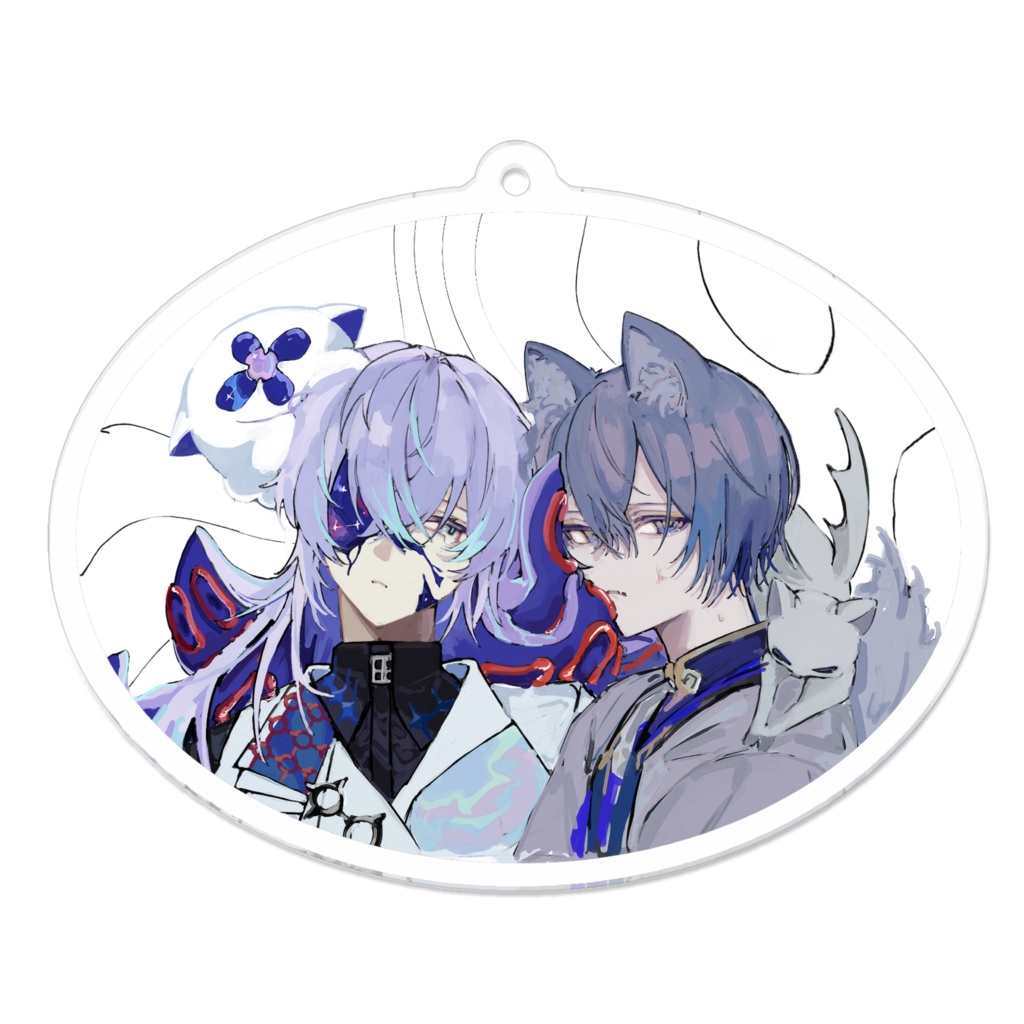 【🐙🌟＆👻 🔪】アクリルキーホルダー