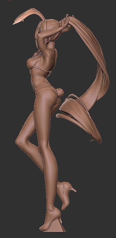 兎美ショーコお姉さん水着ver.のSTLデータ