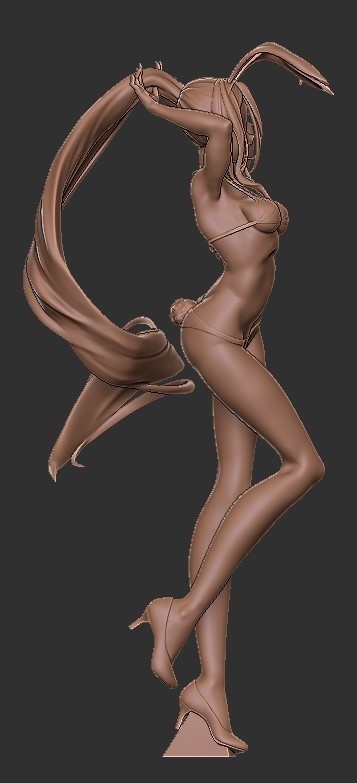 兎美ショーコお姉さん水着ver.のSTLデータ